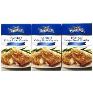  Progresso Panko Style Breadcrumbs, 8 oz, 3 ct (Quantity of 