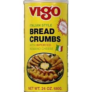 Vigo, Breadcrumb Italian, 24 OZ (Pack of 12)  Grocery 