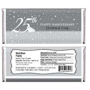   Anniversary   Personalized Candy Bar Wrapper Anniversary Favors: Baby