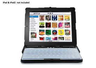 360 Degree Adjustable Bluetooth Slider Keyboard Case for iPad & iPad 2