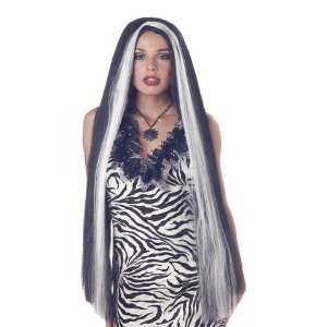  Wig 36 Inch Long Wht Streaked: Office Products