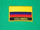 Colombia Flag Patch Colombian embroidered stitching iron on new sew on