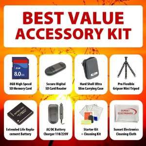  Best Value Accessory Kit Package For Panasonic LUMIX DMC 