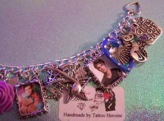 Chris Colfer & Darren Criss Themed Charm Bracelet Handmade By Tattoo 