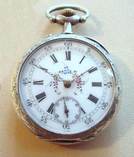   Pocket Watch Art Nouveau UHREN RELOJ BOLSILLO MONTRE OROLOGIO  