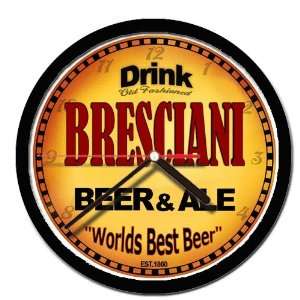  BRESCIANI beer and ale cerveza wall clock: Everything Else