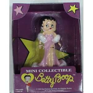  BETTY BOOP COLLECTIBLE FIGURE MIB (PINK DRESS): Everything 