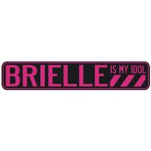   BRIELLE IS MY IDOL  STREET SIGN
