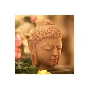  Sandstone sculpture, Tranquil Buddha (medium)