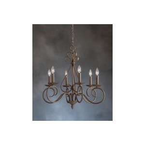   Wide with 25 Body Height Chandelier Tannery Bronze