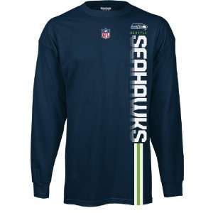 Reebok Seattle Seahawks Sideline Power Left Long Sleeve T Shirt XX 