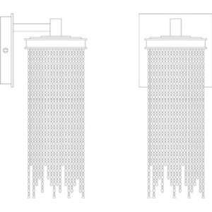  HA Framburg 2291SBR Arabesque 1 Light Bathroom Lights in 