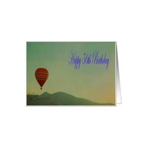  Happy 56th Birthday Hot Air Balloon Card: Toys & Games