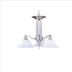  Bellevue Dinette Chandelier Finish Brushed Stainless 