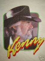 Vintage Concert T Shirt KENNY ROGERS 80 NEVER WORN WASH  