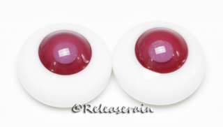 BJD Dollfie Doll Glass Eyes Wine/Raspberry 12mm #PD01  