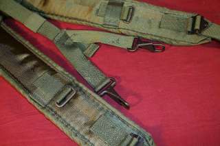 Military Issue LC   2 Web Belt Suspenders NEW  