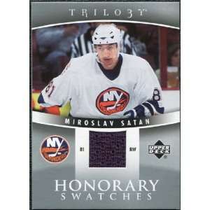   Trilogy Honorary Swatches #HSSA Miroslav Satan: Sports Collectibles