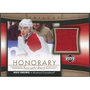   Deck Trilogy Honorary Swatches #HSRI Mike Ribeiro: Sports Collectibles