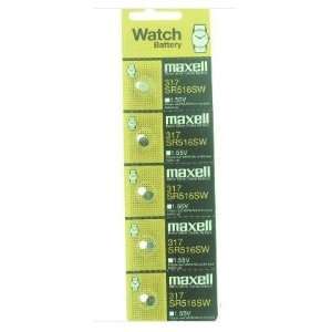    100pcs. SR516SW 317 Maxell Watch Batteries 1.55V: Everything Else