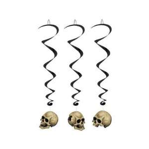  Beistle   00783   Skull Whirls   Pack of 6