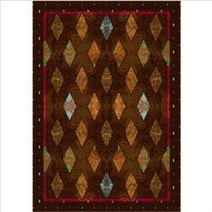 Milliken P/#538122 C/#21001 Geneva Geo Patchwork Contemporary Rug Size 