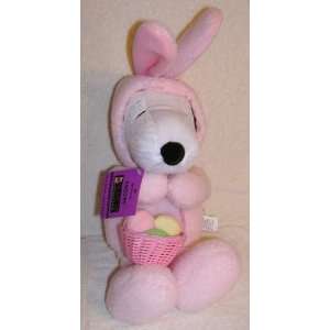   Doll in Pink Bunny Suit Holding Easter Basket with Eggs Toys & Games