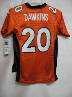 Broncos Brian Dawkins Orange EQP Youth Jersey Medium $  