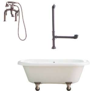    ORB Portsmouth Deck Mounted Faucet Package Soaking: Home Improvement