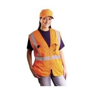   Hi vis Yellow Lrg/xl Eco Mesh Surveyors Vest: Home Improvement