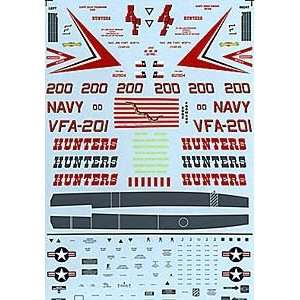    F/A 18 A Hornet: VFA 201 Hunters (1/48 decals): Toys & Games