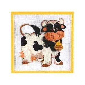  First Kit   Cow   Cross Stitch Kit Arts, Crafts & Sewing