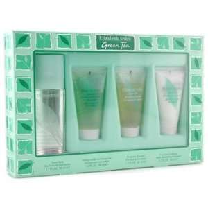 Green Tea Coffret: Eau Parfumee Spray 50ml+ Shower Gel 50ml+ Shampoo 