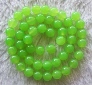summarize 8mm grass green jade round beads 15 s n cy7057 matreial 