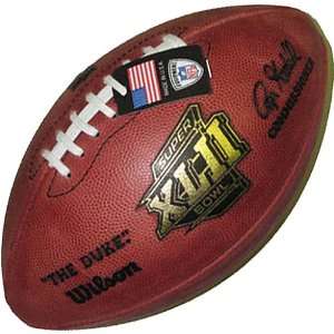  Wilson Official Super Bowl XLII Logo Football Sports 
