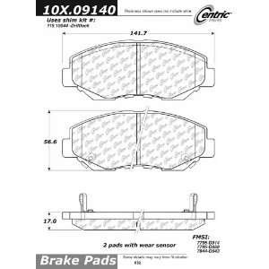  Centric Parts, 102.09140, CTek Brake Pads: Automotive