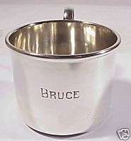 Preisner Sterling Silver Baby Cup #78 Bruce  