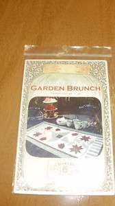 Pickled Pieces Garden Brunch Table Runner Quilt Pattern  