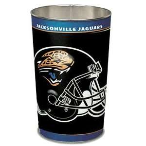  Jacksonville Jaguars NFL Tapered Wastebasket (15 Height 
