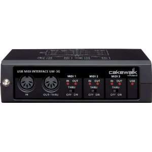  Cakewalk UM 3G USB MIDI Interface 3 Pack: Musical 