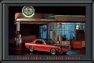 BILLYS SERVICE STATION 24x36 Electric Art NEON Picture  