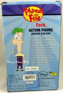 Disney Store Phineas & Ferb 7 Action Figure Toy NIB  