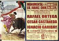 BF17 Bullfight Poster from Mexico, Rafael Ortega  