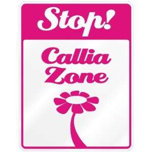  New  Stop  Callia Zone  Parking Sign Name