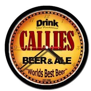  CALLIES beer and ale cerveza wall clock: Everything Else