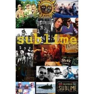  Sublime Collage Reggae Music Poster 24 x 36 inches: Home 