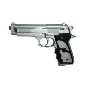  9mm Style Silver Airsoft BB Pistol: Sports & Outdoors
