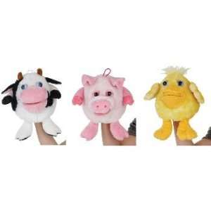   Assorted Hand Puppets With Sound Case Pack 12: Office Products
