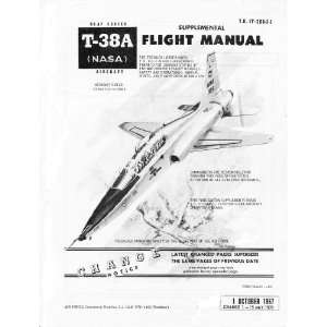  Northrop T 38 A Aircraft Flight Manual Northrop Books