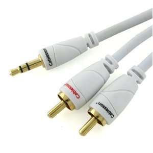   RCA Male to Male 3.5 Jack Cable 6 Feet/6 Feet   White: Electronics